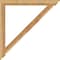 Ekena Millwork Traditional Traditional Rough Sawn Bracket, Western Red Cedar, 4"W x 48"D x 48"H BKT04X48X48TRA01RWR - alternate 4